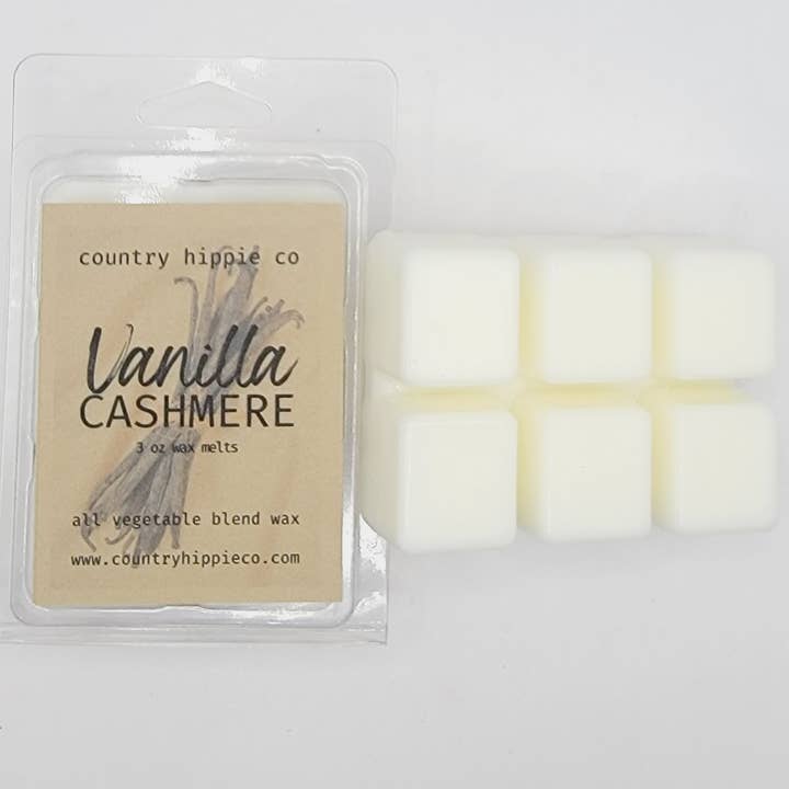Vanilla Cashmere Wax Melts for wholesale by Country Hippie Co.