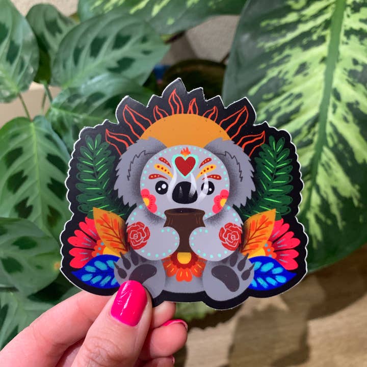 Kozy Koala Sticker for wholesale by Pokidi Lab by Blanca Creative
