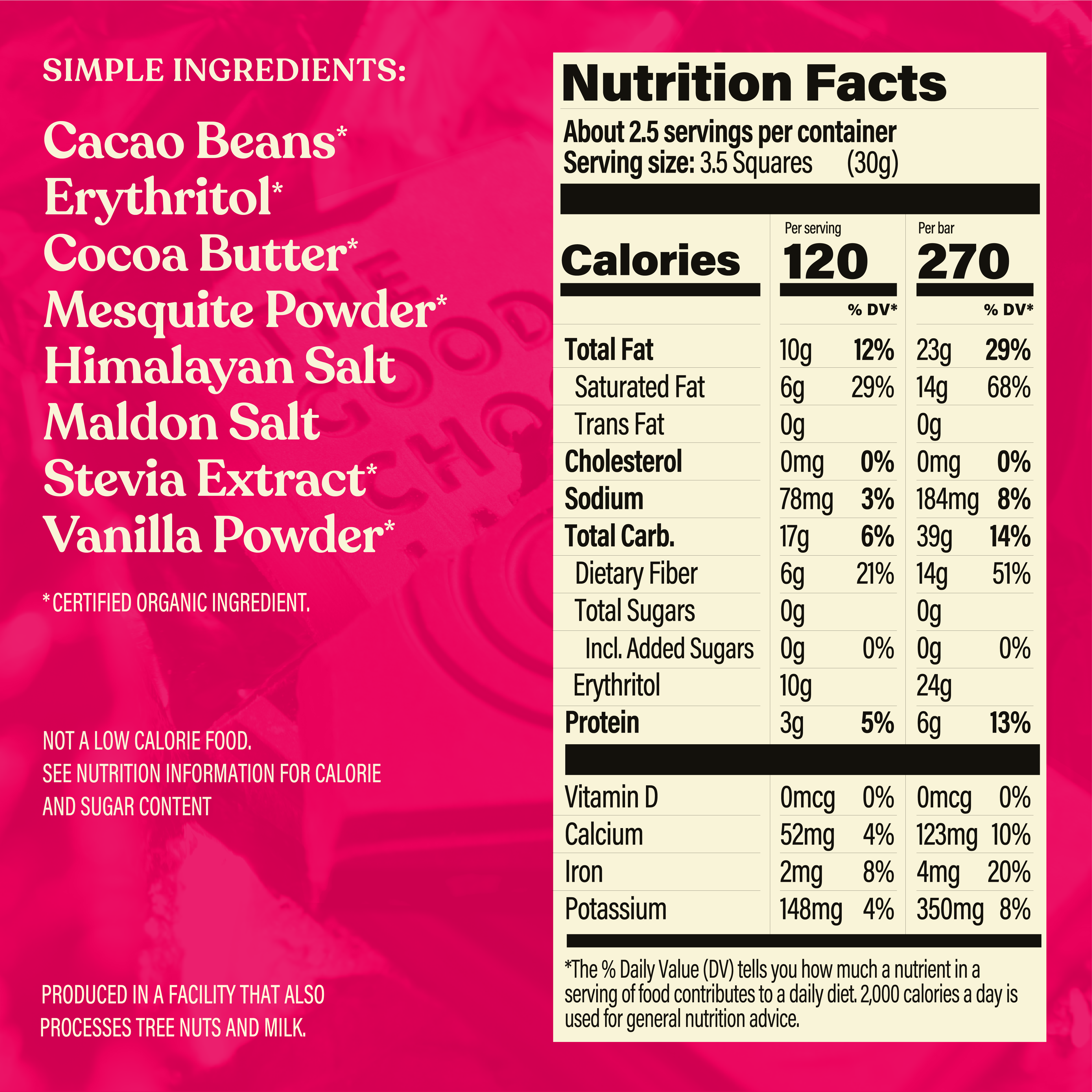 The Good Chocolate – Barra de chocolate por atacado – Barra de chocolate Himalayan & Sea Salt/2.5 oz2