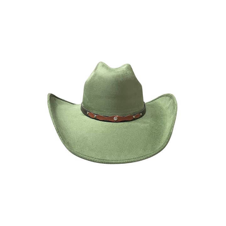 The Modern Cactus Co - Wholesale Cowboy Hat - Unisex - Unisex Vegan Suede Western Cowboy Hat