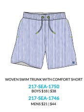 Bañador de hombre Seaside (217-SEA-1746) para venta al por mayor de Cabana Life