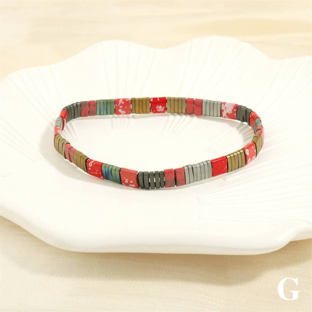 Mio Queena – Engroshandel Perlearmbånd – 5 mm TILA perle armbånd med elastik - BJ21