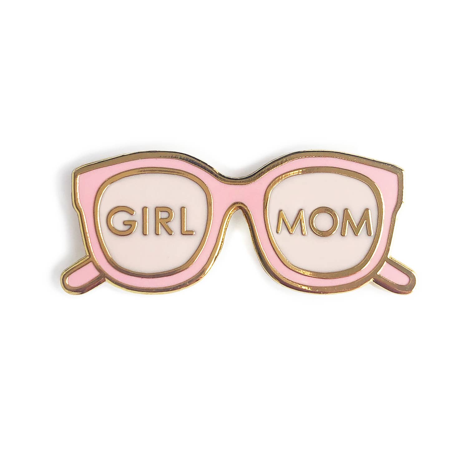 akrDesignStudio - Wholesale Lapel pin/button - Girl Mom Pink Sunglasses Enamel Pin