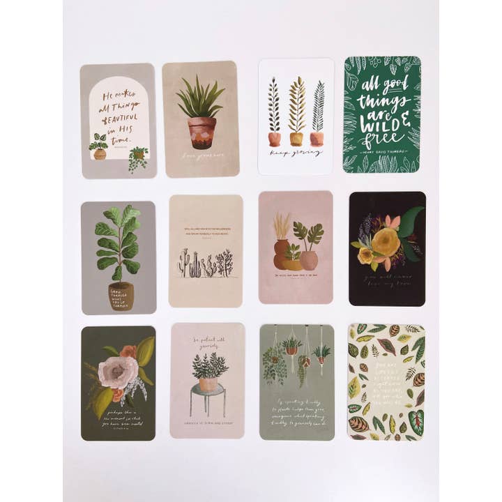 Plant Lover Affirmation Cards for wholesale by Fawnly