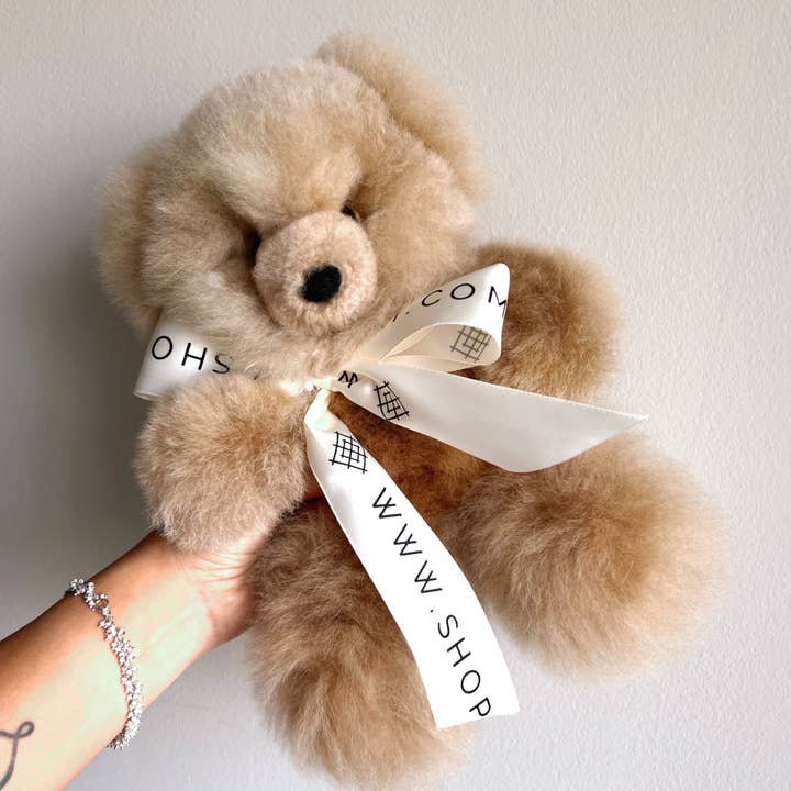 Munai - Wholesale Stuffed/Plush Toy - Kids & Baby - 12" HIGH QUALITY Teddy Bear | Alpaca wool Teddy Bear 4