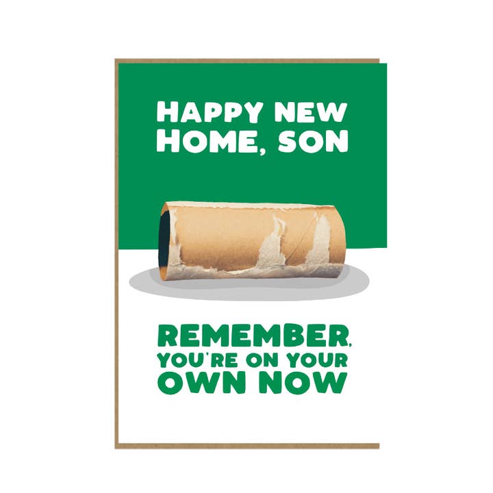 Son Home - Cambia il tuo rotolo di carta igienica - 5x7" per la vendita all'ingrosso da parte di Pickled Prints