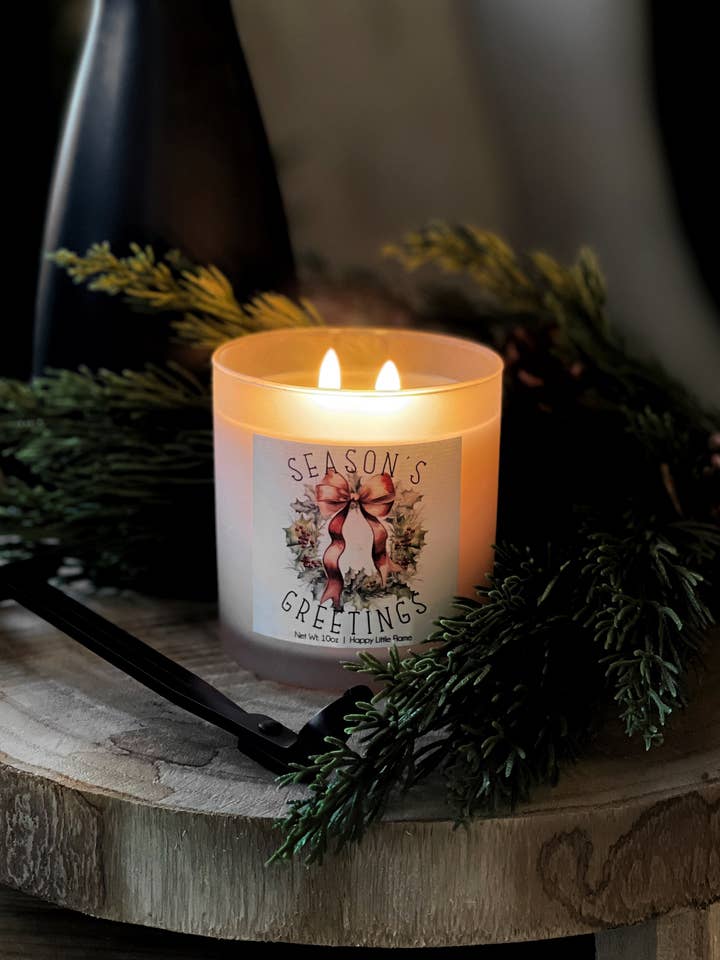 Velas Navideñas de Acuarela para venta al por mayor de Happy Little Flame