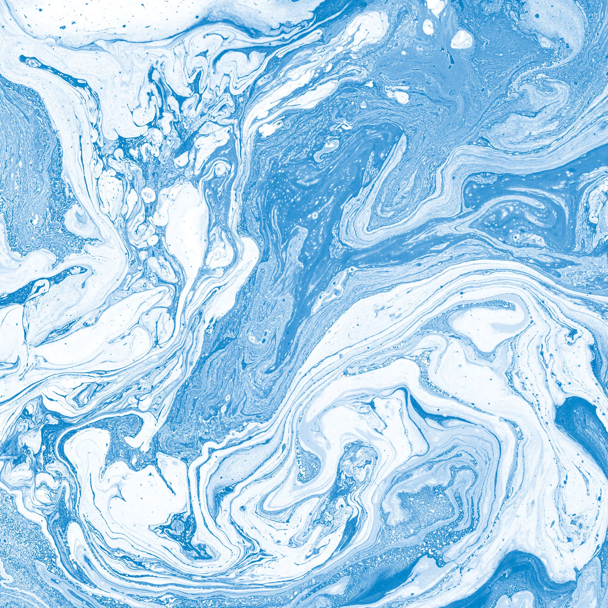 Paper House Productions - Wholesale Scrapbook - Blue Watercolor Marble 12 x 12 Paper2