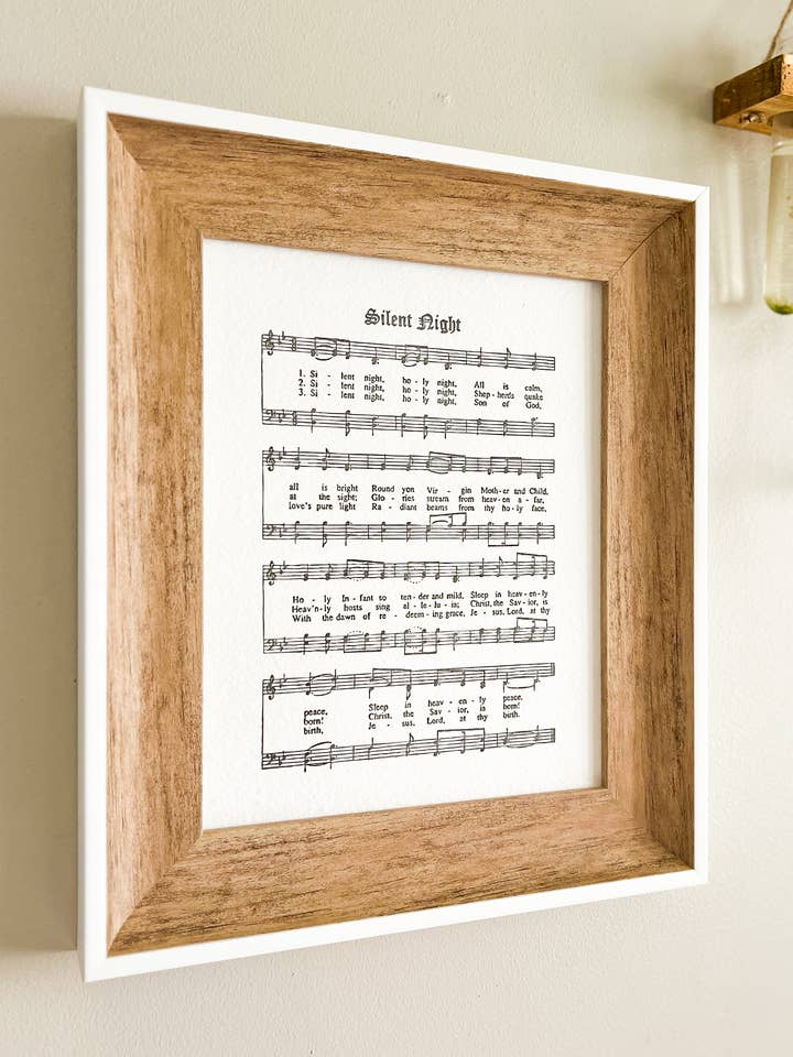 Silent Night Art Print for wholesale by Truth Papers