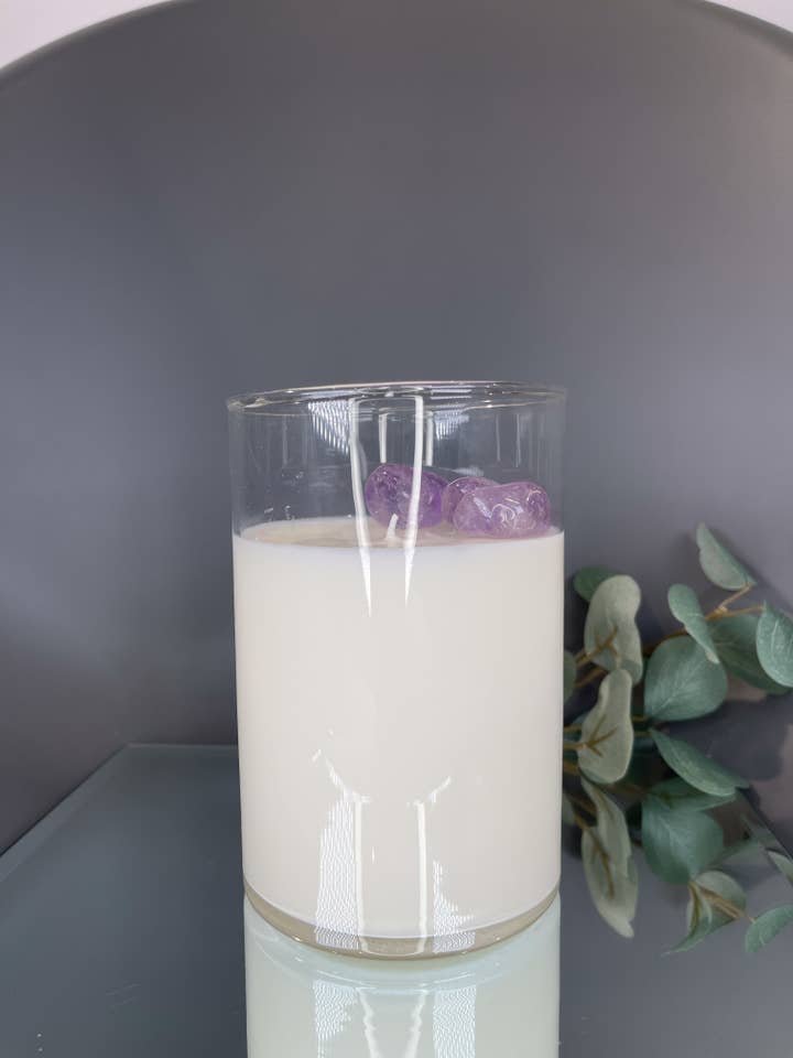 AMÉTHYSTE PROFONDE | Jarred Max pour la vente par Chill Flame Candle Studio