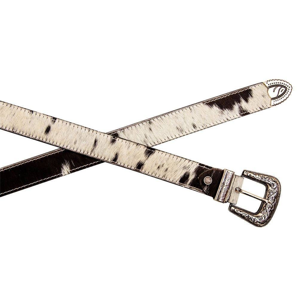 The Sterling Gypsy - Wholesale Belt - Women's - Custom Farm Brand Name/Initials/Monogram Cowhide Western Leather Belt with silver buckle and tip8