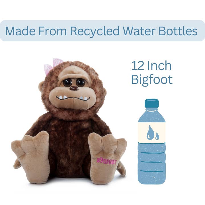 The Petting Zoo - Wholesale Stuffed/Plush Toy - Kids & Baby - 12" (31cm) Wild Onez Bigfoot Girl Mythical3