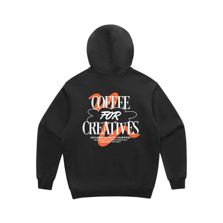 Coffee for Creatives Hoodie | Black for wholesale by Studio Black