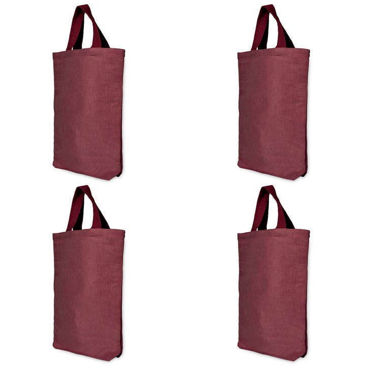 4 Juco Tote Bags – 17"x15" Reusable Beach & Travel Bags for wholesale by ecojutebags
