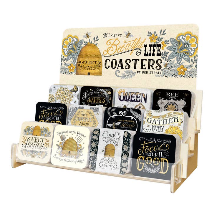 Collection de sous-verres Bee-u-Tiful Life pour la vente par Legacy