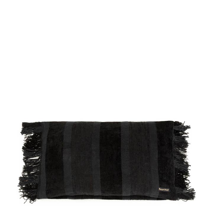 Bazar Bizar Living - Wholesale Throw Pillow Cover - The Oh My Gee Cushion Cover - Black Velvet - 30x50