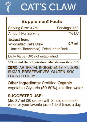 Secrets Of The Tribe - Wholesale Tincture - Cat's Claw Tincture3