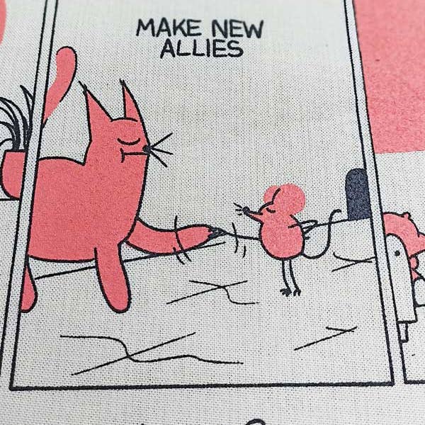 War and Peas - Wholesale Tote Bag - Unisex - Cat's Guide Organic Tote Bag2