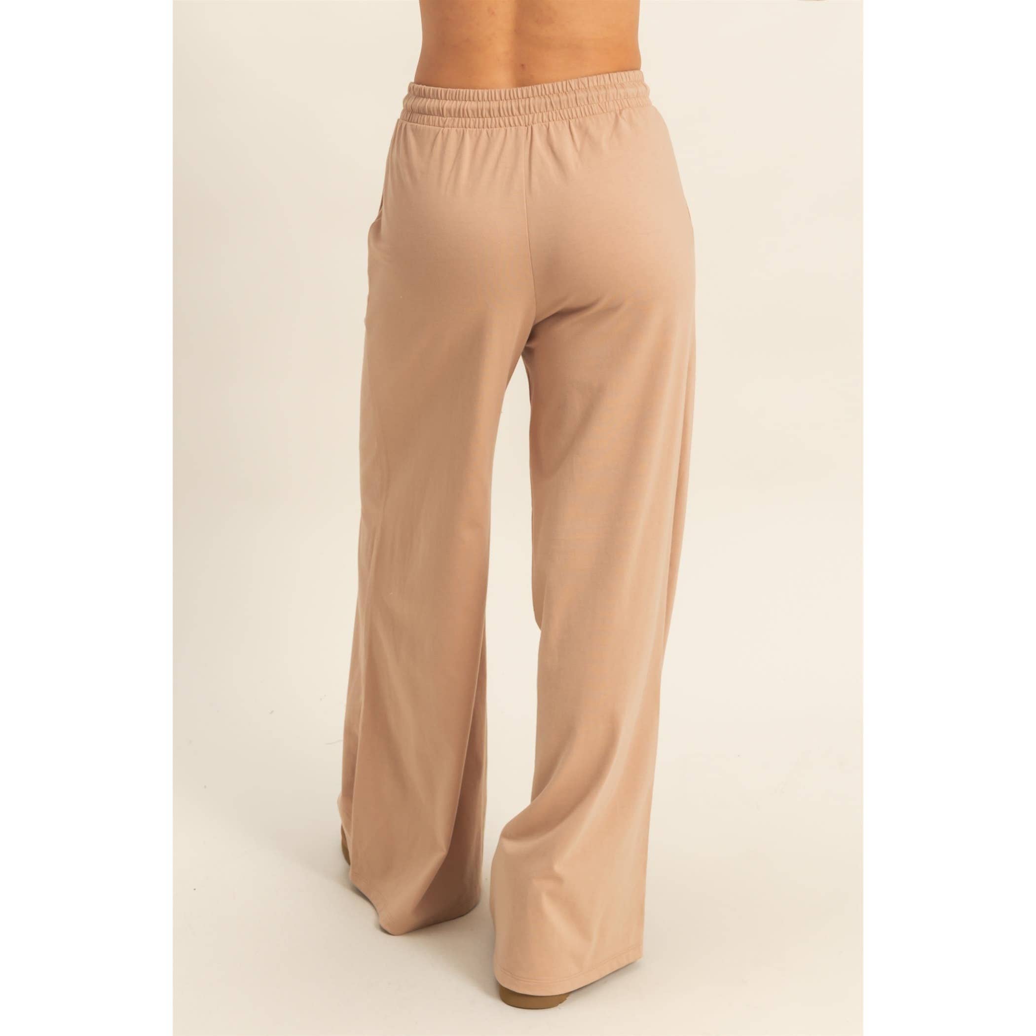 Double Zero - Vendita all'ingrosso Pantaloni sportivi/da jogging loungewear - Donna - Pantaloni larghi in cotone alla moda24