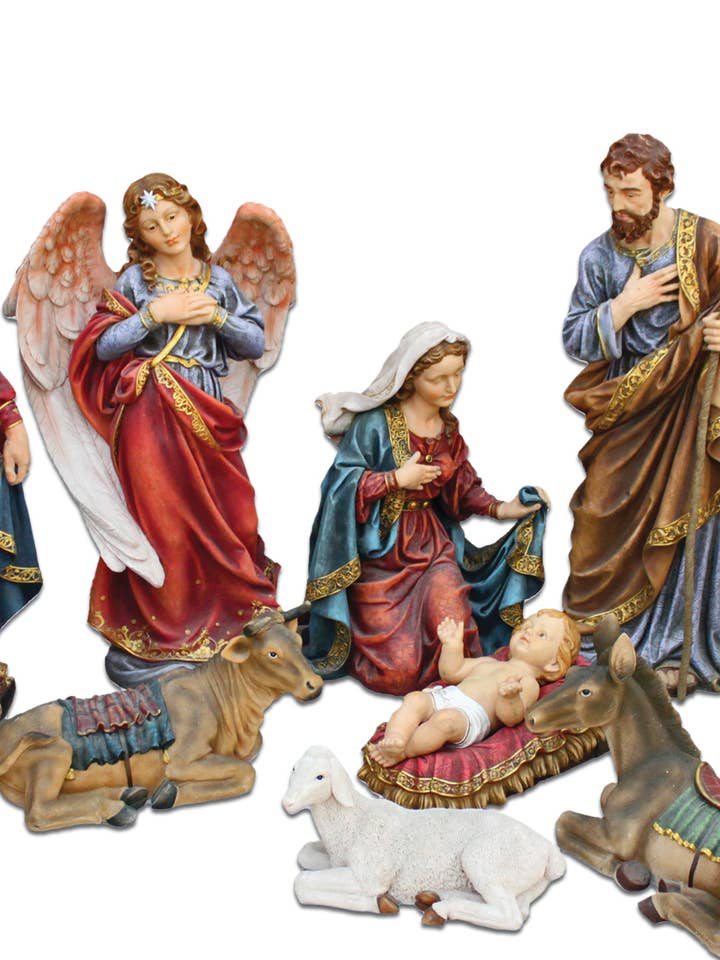 11 Pc -12" Nativity Figures for wholesale by H.J. SHERMAN COMPANY, INC.