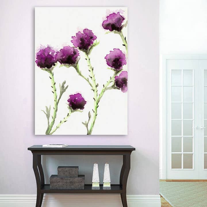 Milk Thistle - Impression artistique pour la vente par Brazen Design Studio