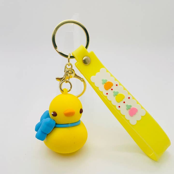 Cartoon Cute Duck Key Chain Bag Pendant for wholesale by Mio Queena