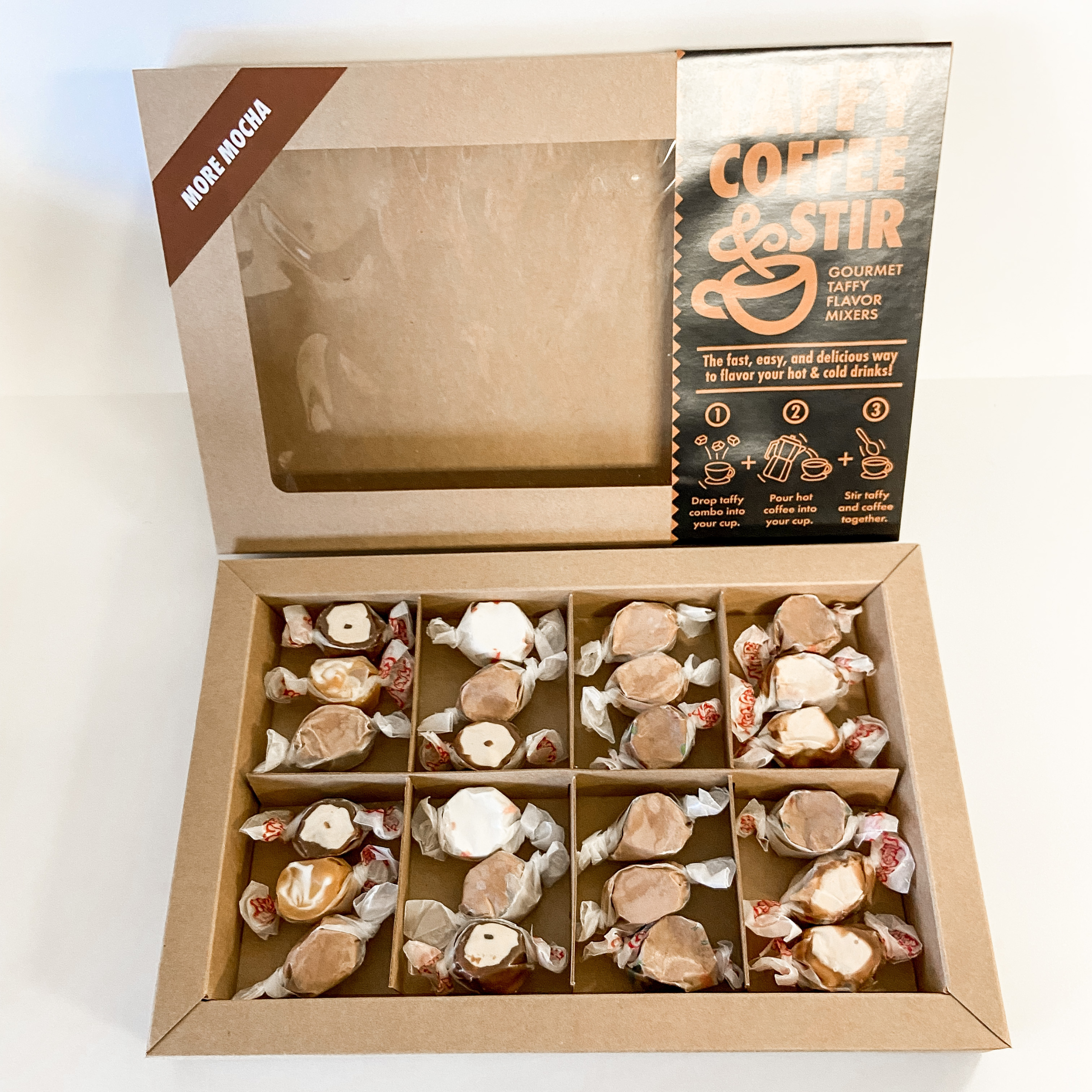 Taffy2you - Wholesale Taffy - Taffy, Coffee, & Stir - Variety Coffee Flavors Maker17