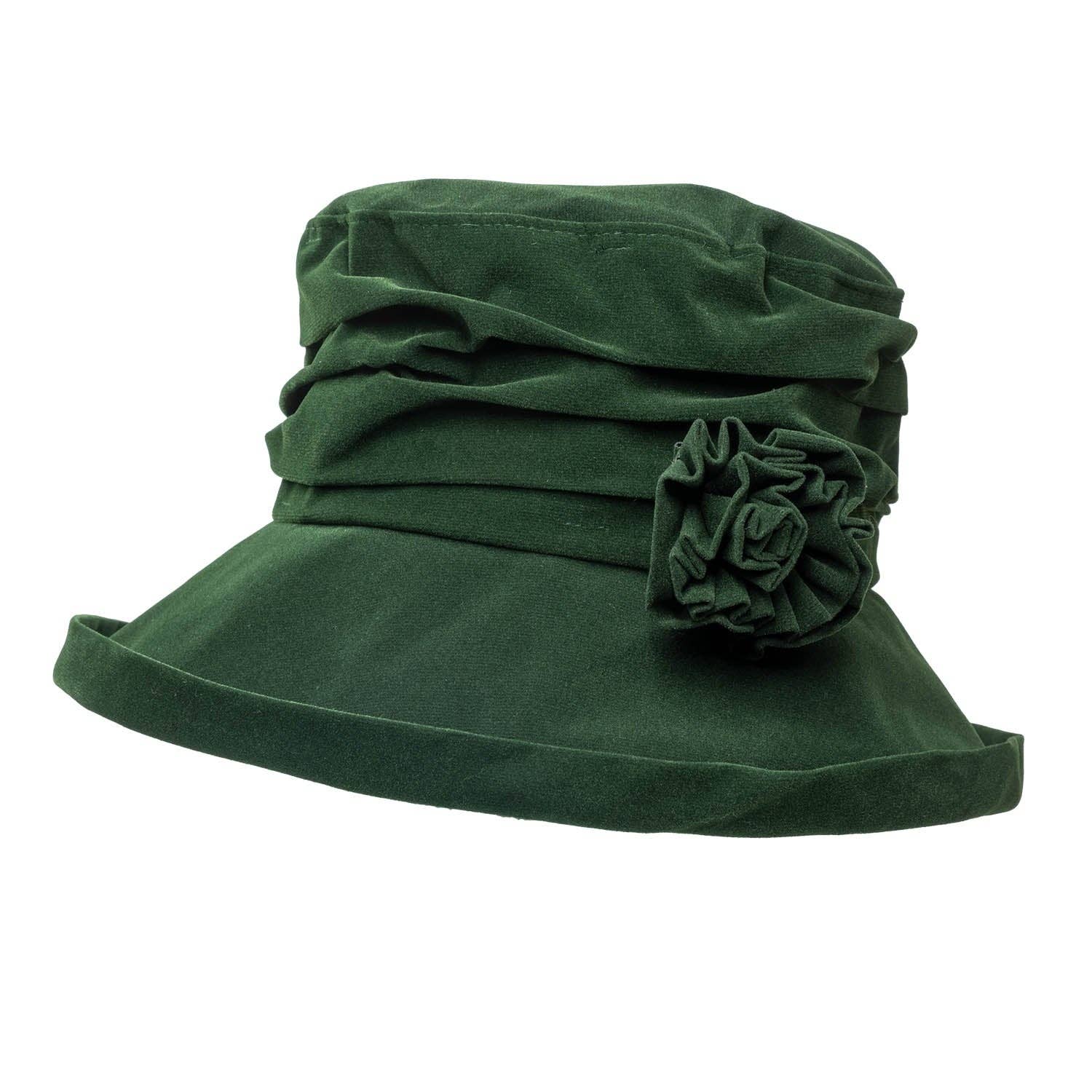 Proppa Toppa Hats - Wholesale Cloche Hat - Women's - Water Resistant Velour Packable Hat2
