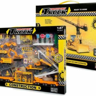 KIDS VOICE TOYS GROUP - Wholesale Toy Car/Truck - Kids - Big Daddy CONSTRUCTION Truck Edition - 40 piece