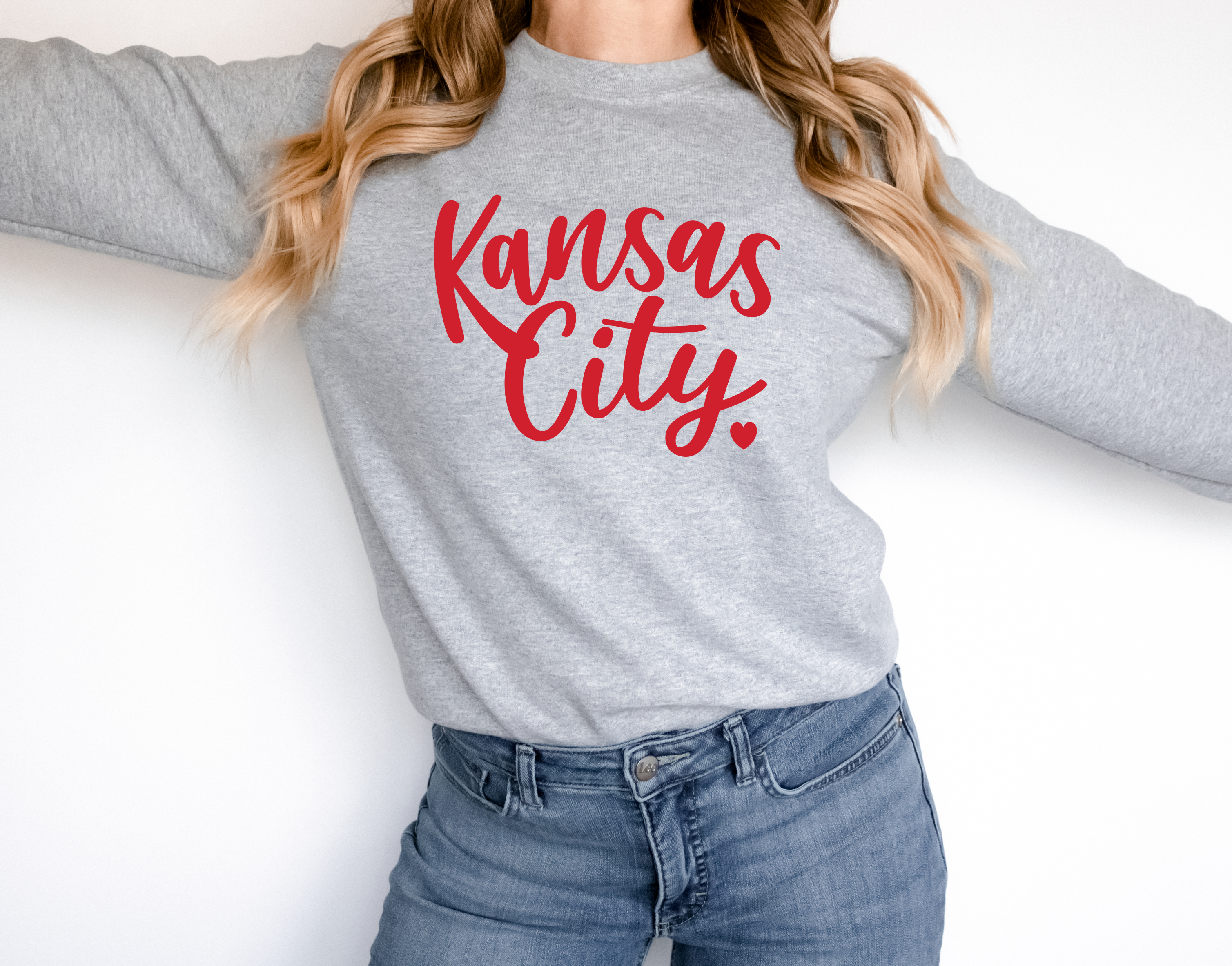 Lhite Graphics - Wholesale Grafisch sweatshirt - Dames - Crewneck uit Kansas City0
