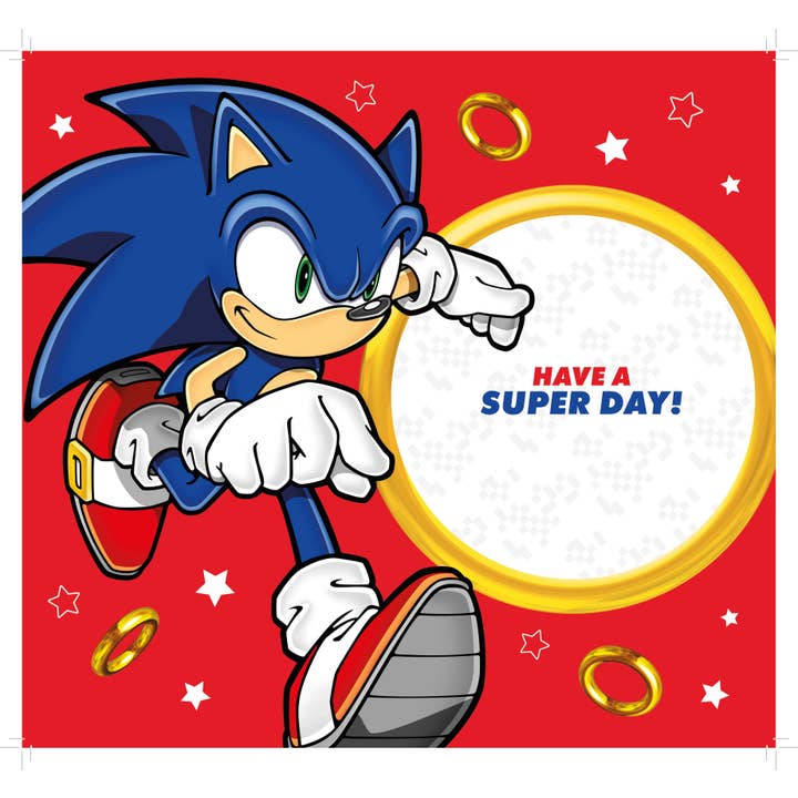 Danilo Promotions Ltd – wholesale Birthday card – Sonic the Hedgehog Age 5 Birthday Card