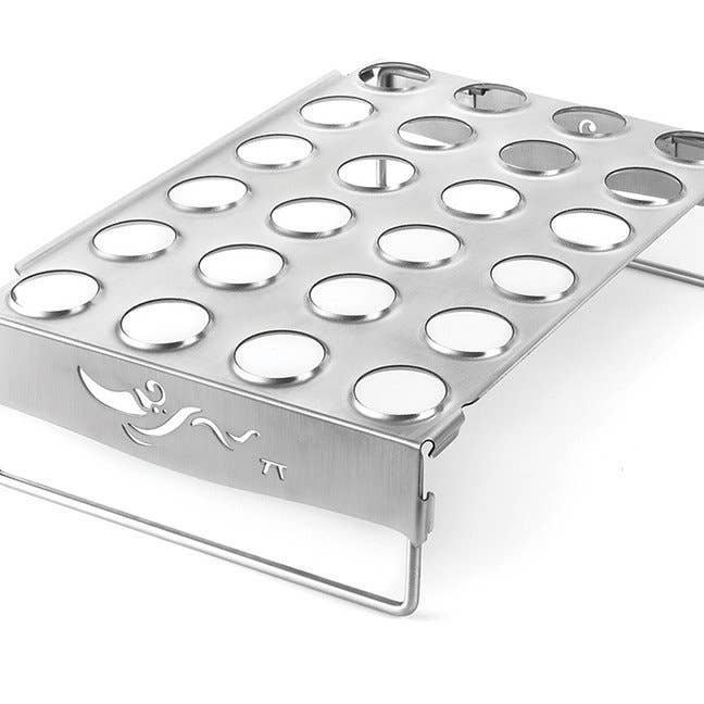 Outset Stainless Steel Jalapeno Roaster, 7.75" x 11.5" x 3" for wholesale by Fox Run Brands