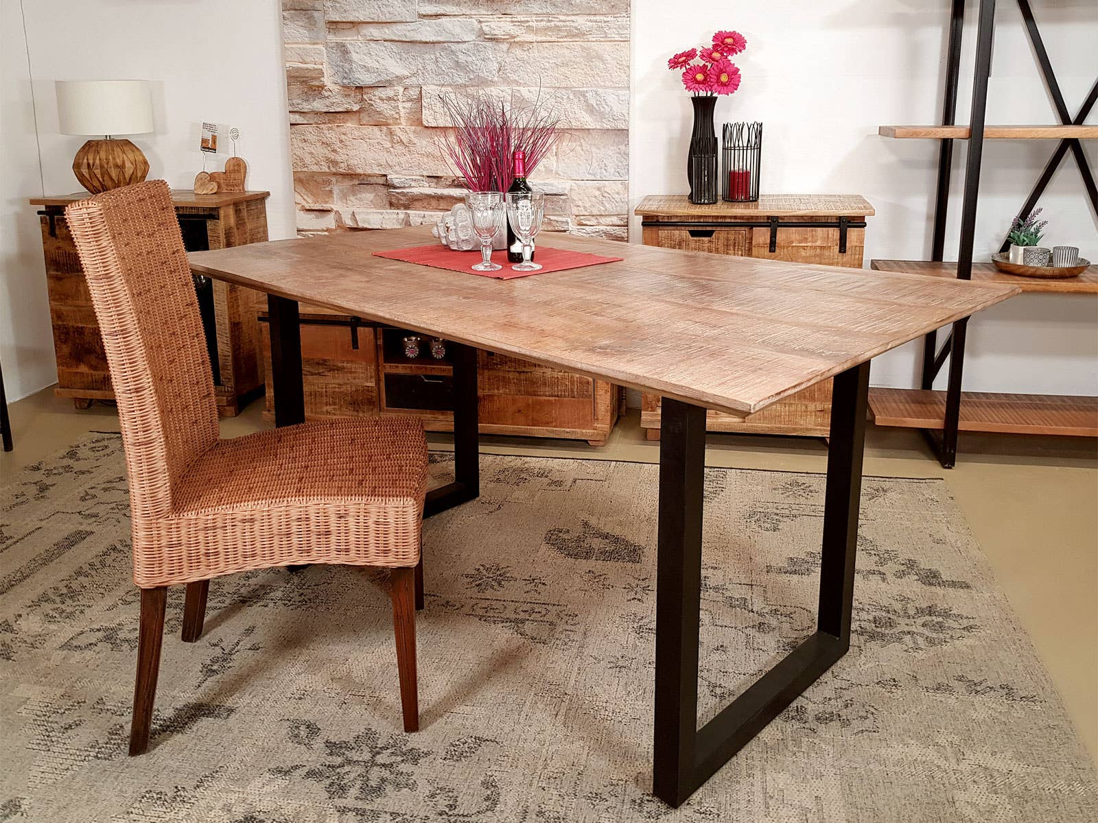 Voglrieder - Wholesale Side Table - Liverpool Dining Table Kitchen Table 120 x 80 160 x19