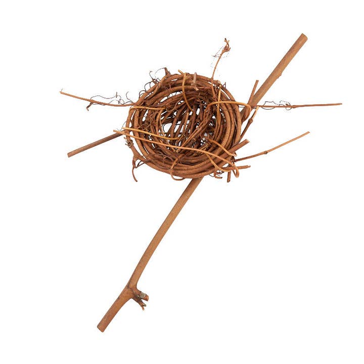 Factory Direct Craft - Wholesale Wreath - Natural Grapevine Bird's Nest Branches (Choose Size)6