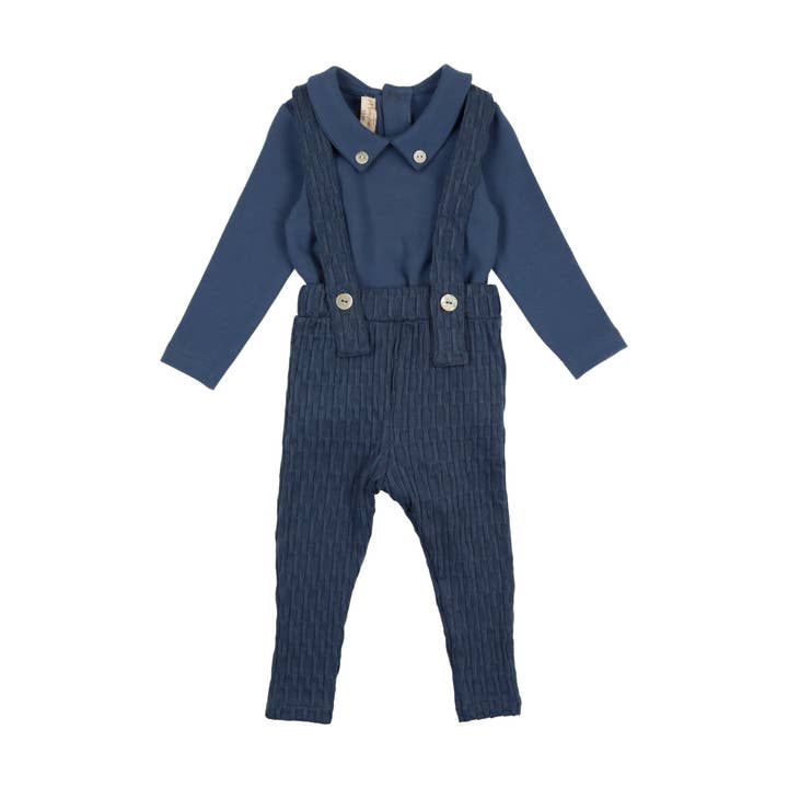 Basket Weave-Suspender Ensemble för wholesale av Mon Tresor Bebe