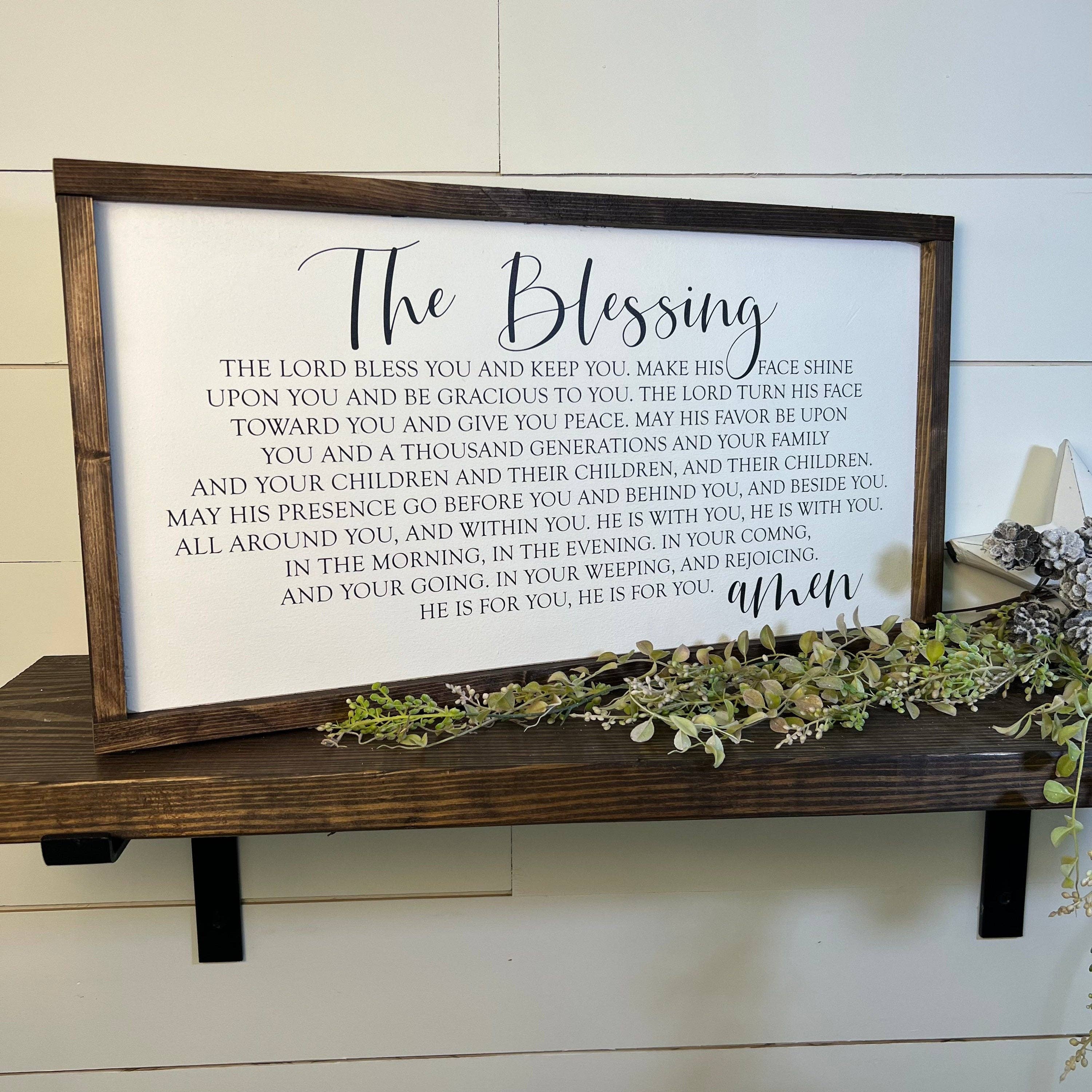 This Phrase of Life - Wholesale Wall Sign - the blessing - wood sign - mantle decor [FREE SHIPPING!]1