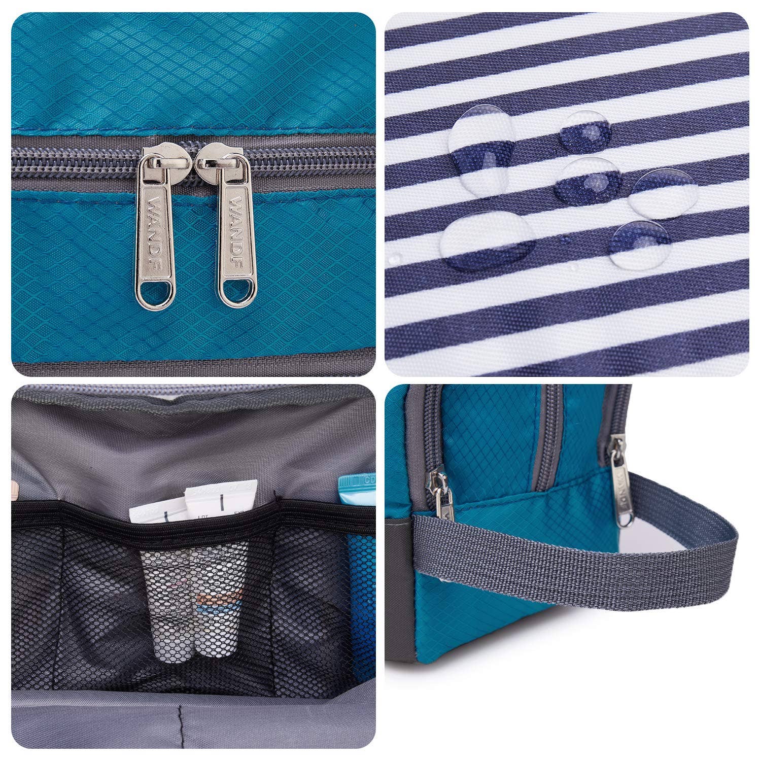 wandf - Wholesale Toiletry Bag - Unisex - Toiletry Bag Hanging Dopp Kit Water Resistant Shaving Bag35