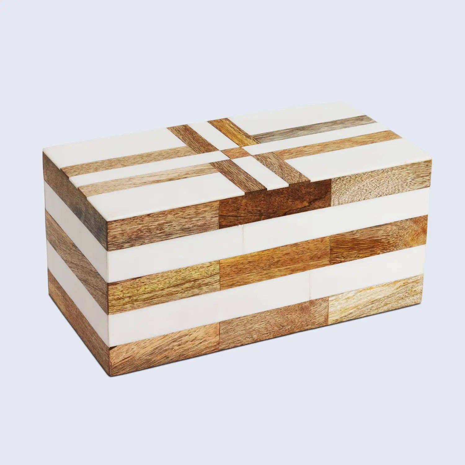 Muqeem & Brothers - Wholesale Decorative Box - Patisserie Delight Resin Wood Inlay Storage Box Art4