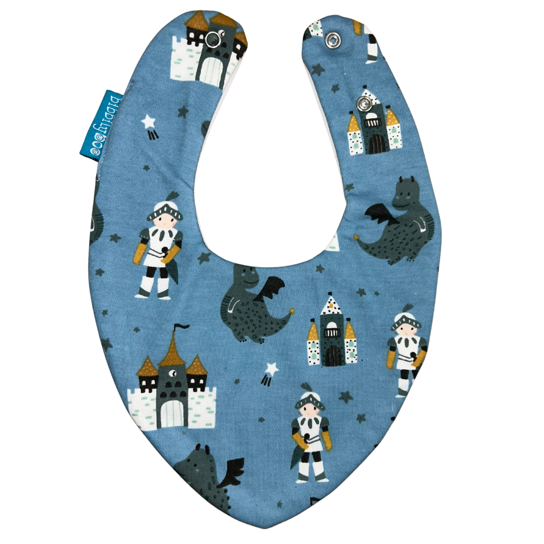 Bibbilyboo – Babete com bolsa - Bebé por atacado – Conjunto de 3 Babetes Impermeáveis Dragão8