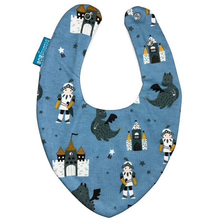 Bibbilyboo – Babete com bolsa - Bebé por atacado – Conjunto de 3 Babetes Impermeáveis Dragão8