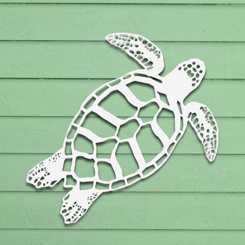 JennyGems - Wholesale Wall Accent - Sea Turtle Wall Decor for Beach House, Patio, Fence3