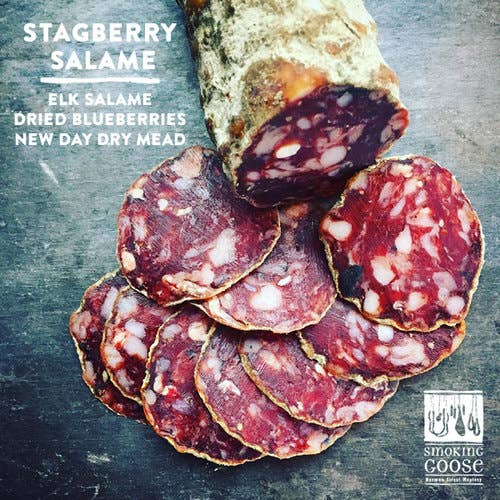 Stagberry Salame for wholesale by Smoking Goose