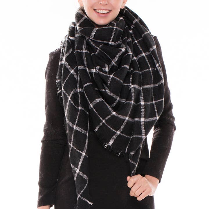 JS1021_28 - One Piece Blanket Scarf for wholesale by Jasper Trading LLC