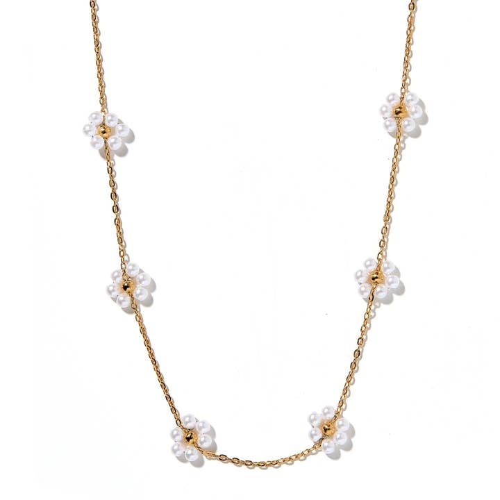 LINNY CO - Wholesale Pendant/Charm Necklace - Necklace - Gracie - Pearl