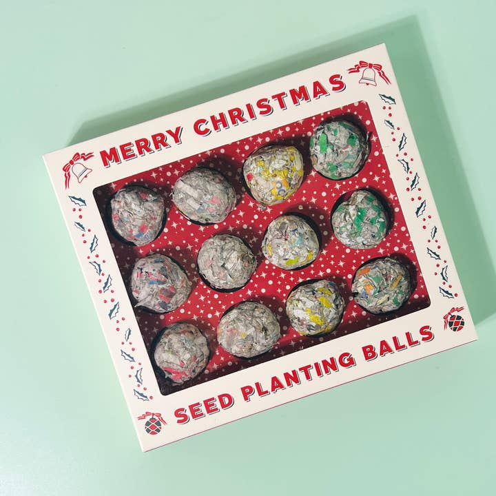 Sow the Magic - Wholesale Advent Calendar - 12 Days of Planting Christmas Seed Ball Set Advent Calendar