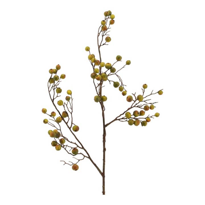 Berry branch 65 cm green for wholesale by Floratexx