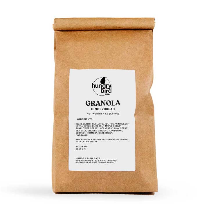Granola - Gingerbread (4 LBS - Bulk) for wholesale by Hungry Bird Eats