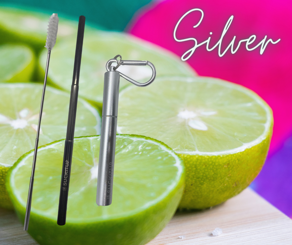 Suck It Up Straws - Vente Paille - Pailles métalliques télescopiques avec étui pour porte-clés et brosse de nettoyage52