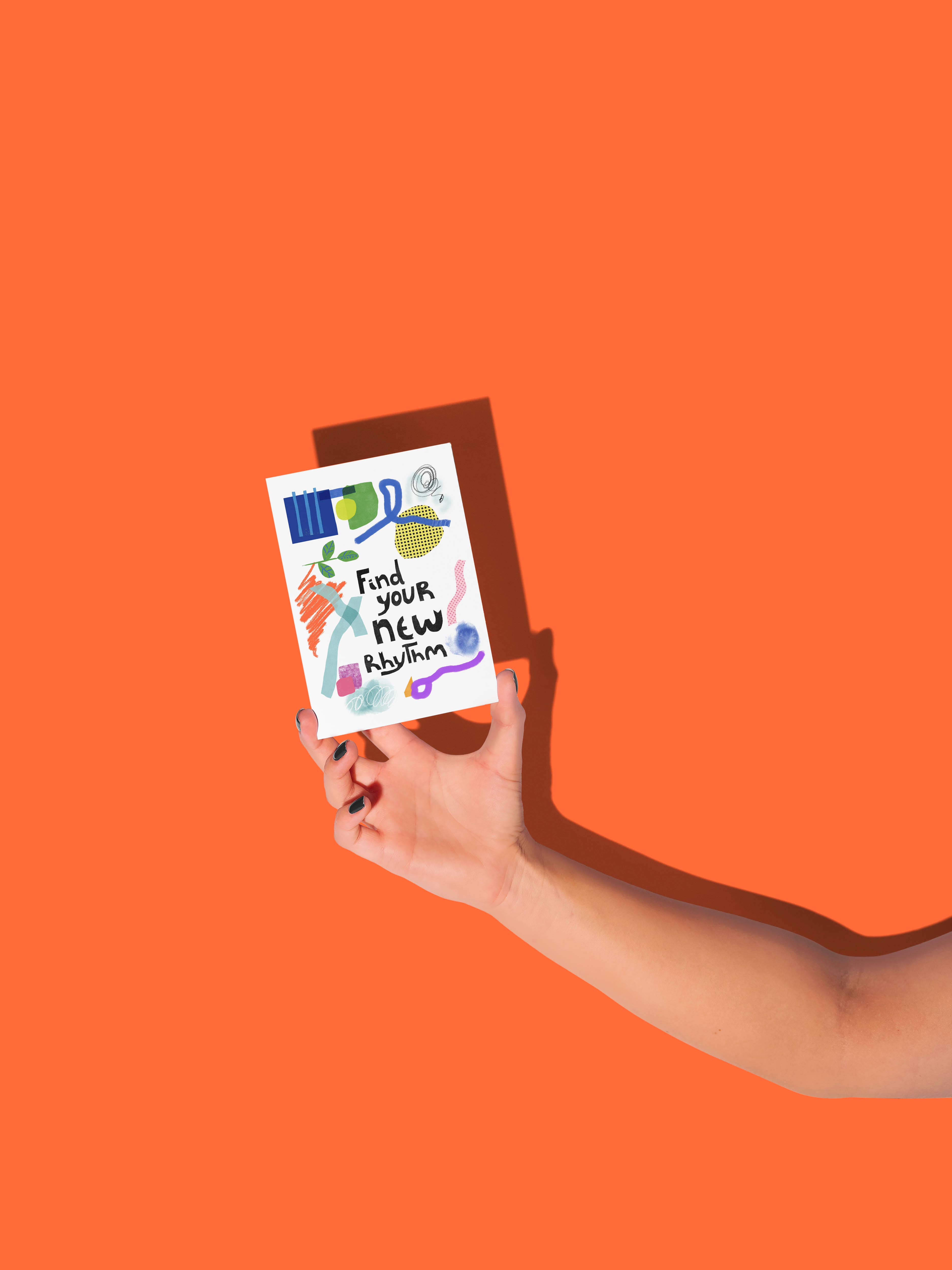 Violet Red Studio - Wholesale Everyday Greeting Card - Find Your Rhythm Greeting Card0