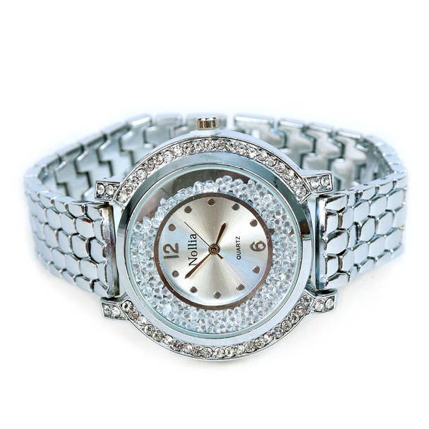 Selini New York - Vente Montre – femme - Montre habillée pour femme argentée 41 mm3